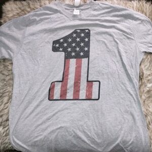 Gildan Soft style Ring Spun Gray T-shirt Short Sleeve 2XL USA #1